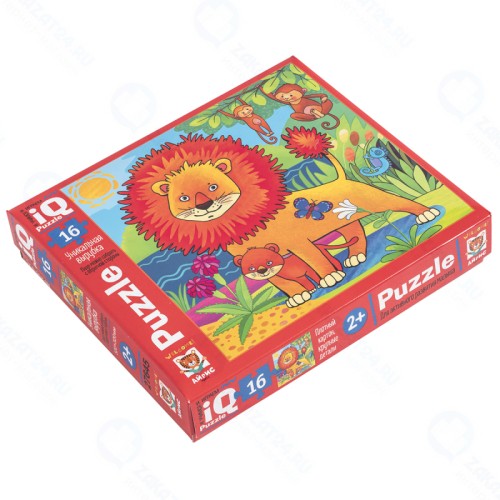 Пазл макси АЙРИС-ПРЕСС 27645 Рыжий лев 16 эл.