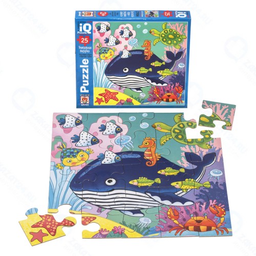 Пазл макси АЙРИС-ПРЕСС 27654 Синий кит 25 эл.