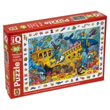 Пазл с развивающей игрой АЙРИС-ПРЕСС 27716 Морские сокровища 80 эл.