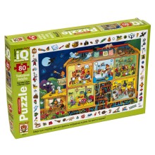 Пазл с развивающей игрой АЙРИС-ПРЕСС 27719 Весёлые соседи 80 эл.