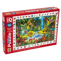 Пазл с развивающей игрой АЙРИС-ПРЕСС 27752 Яркие джунгли 60 эл.