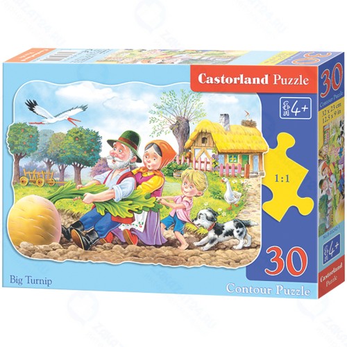 Пазл CASTORLАND MIDI Репка, контурный. 30 элементов