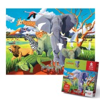 Пазл CROCODILE CREEK 2885-7 Дикое сафари, 500 деталей