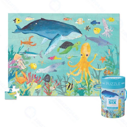 Пазл CROCODILE CREEK 4054-3 Животные океана, 100 деталей