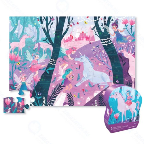 Пазл CROCODILE CREEK 4075-5 Лес единорога, 36 деталей