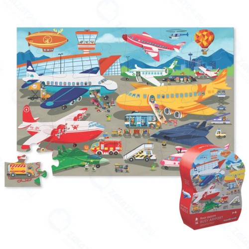 Пазл CROCODILE CREEK 4076-4 Оживленный аэропорт, 36 деталей