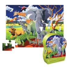 Пазл CROCODILE CREEK 4077-3 Дикое сафари, 36 деталей Пазл CROCODILE CREEK 4077-3 Дикое сафари, 36 деталей