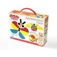 Деревянный пазл ДЕСЯТОЕ КОРОЛЕВСТВО 04054 Baby Toys 29 элементов Деревянный пазл ДЕСЯТОЕ КОРОЛЕВСТВО 04054 Baby Toys 29 элементов