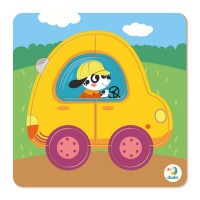 Пазл-сортер DODO 300349 Машинка 5 дет.