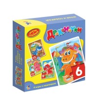 Пазл ДРОФА-МЕДИА 2200 Играй и собирай. Дракончики Пазл ДРОФА-МЕДИА 2200 Играй и собирай. Дракончики