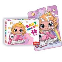 Пазл ДРОФА-МЕДИА 4035 Baby Puzzle. Принцесса и единорог Пазл ДРОФА-МЕДИА 4035 Baby Puzzle. Принцесса и единорог