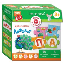 Развивающая игра FUN BOX Что за чем? Алфавит Развивающая игра FUN BOX Что за чем? Алфавит