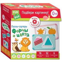 Развивающая игра FUN BOX Подбери картинку! Формы и цвета