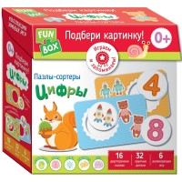 Развивающая игра FUN BOX Подбери картинку! Цифры