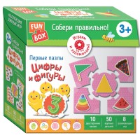 Развивающая игра FUN BOX Собери правильно! Цифры и фигуры