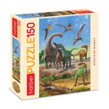 Пазл HATBER Эра динозавров, 150 эл.