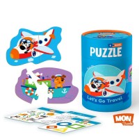 Игровой набор MON 2-3 элемента. Едем, плаваем, летим