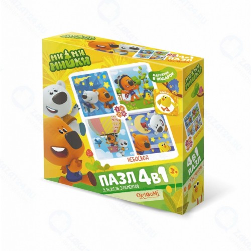Пазл ORIGAMI 03515 МиМиМишки. Небосвод 4в1