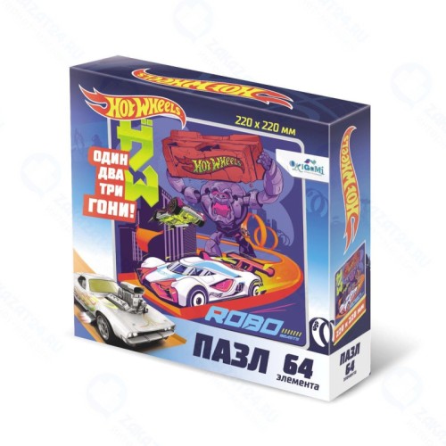 Пазл ORIGAMI 05905 Hot Wheels. Роботы