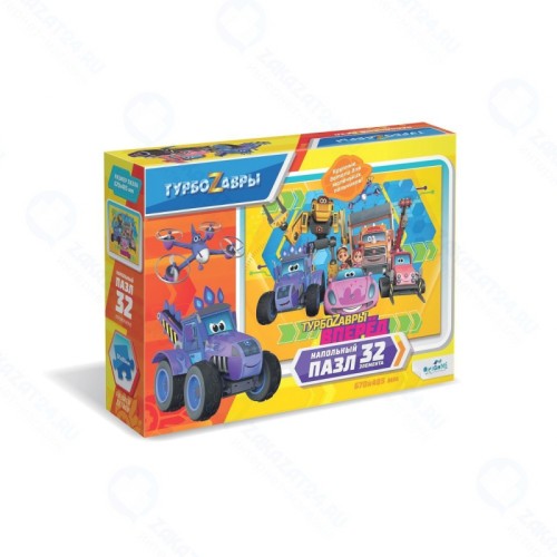 Пазл напольный ORIGAMI 06326 Турбозавры Фото на память, 32 эл.