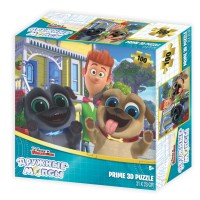 Стерео пазл PRIME 3D Дружные мопсы 100 дет.