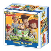 Стерео пазл PRIME 3D История игрушек, 100 дет.
