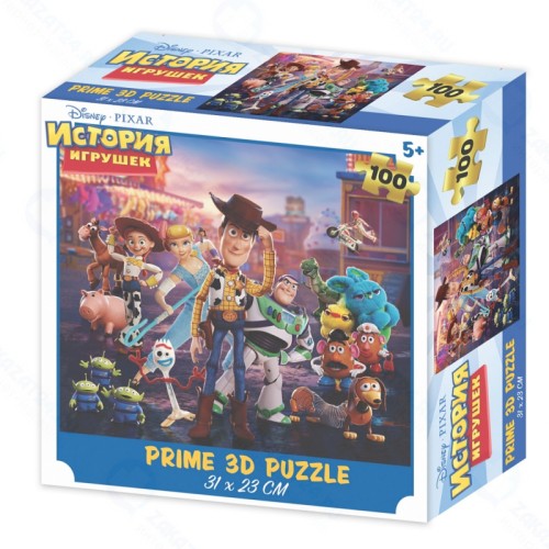 Стерео пазл PRIME 3D История игрушек 100 дет.