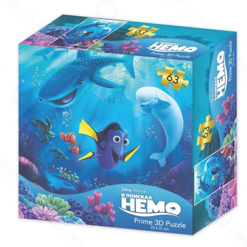 Стерео пазл PRIME 3D В поисках Немо 63 дет.