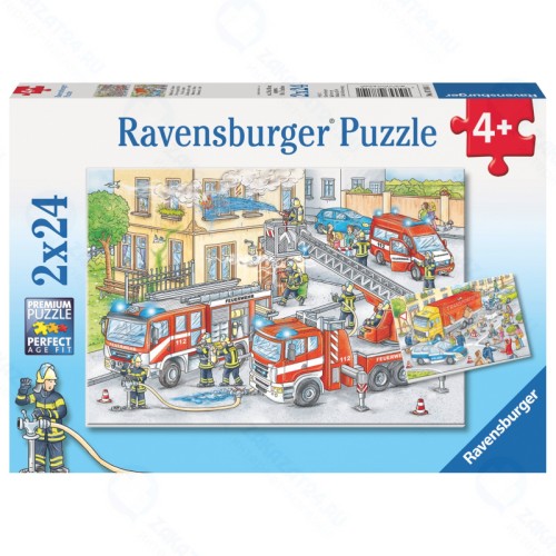 Пазл RAVENSBURGER Герои в действии, 2х24 эл.