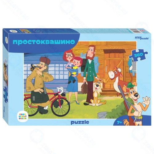 Пазл STEP PUZZLE 73080 Простоквашино 360 эл.