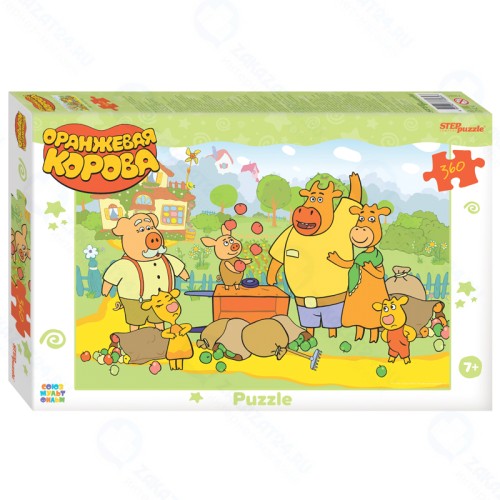 Пазл STEP PUZZLE 73084 Оранжевая корова 360 эл.