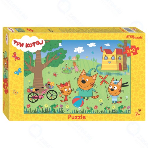 Пазл STEP PUZZLE 96091 Три кота 360 эл.