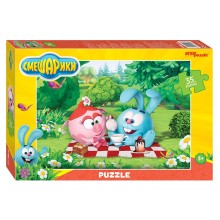 Пазл макси STEP PUZZLE 91236 Смешарики 35 элементов Пазл макси STEP PUZZLE 91236 Смешарики 35 элементов