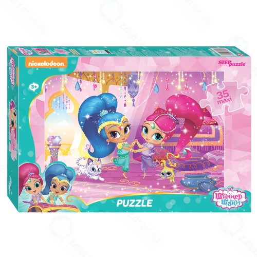 Пазл макси STEP PUZZLE 91239 Шиммер и Шайн (Никелодеон) 35 элементов
