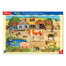 Развивающий пазл STEP PUZZLE 80454 Ферма Развивающий пазл STEP PUZZLE 80454 Ферма