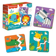 Пазл зигзаг VLADI TOYS Fisher-Price Зоопарк, 18 элементов Пазл зигзаг VLADI TOYS Fisher-Price Зоопарк, 18 элементов