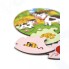 Деревянный пазл WOODLANDTOYS 149104 круглый Домашние животные