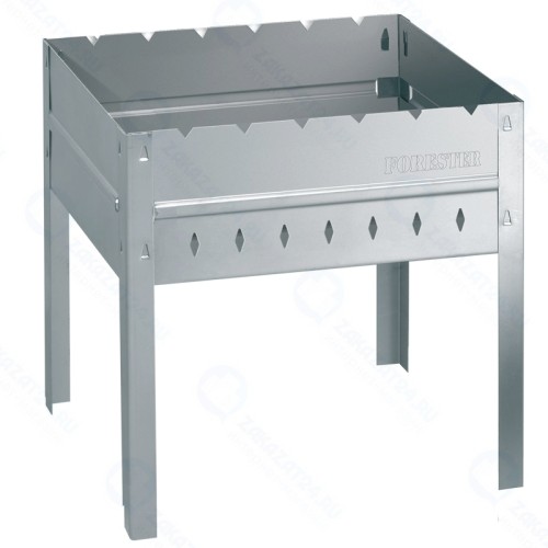 Мангал FORESTER BC-782M MOBILE разборный со складным дном и рёбрами жёсткости 40х30х40см