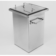 Коптильня KUKMARA 45 х 25 х 25 см, нержавеющая сталь, 1,5 мм Коптильня KUKMARA 45 х 25 х 25 см, нержавеющая сталь, 1,5 мм