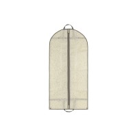 Чехол - сумка для одежды EL Casa "бежевые сердца" подвесной, 60х127 см