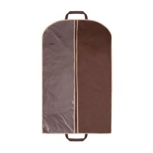 Чехол для одежды со стенкой из ПВХ и ручками 60*100, коричневый 551002CB