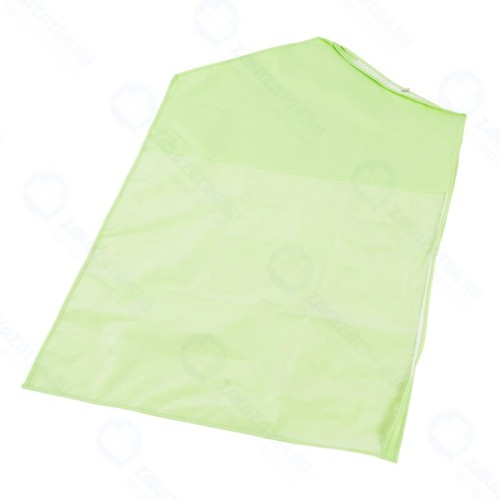 Чехол для одежды REMILING 60х100см с прозрачной вставкой, цв.зелёный