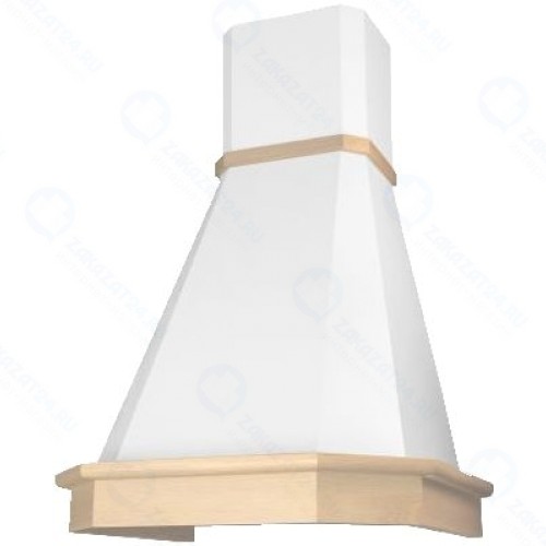 Кухонная вытяжка Elikor Камин Грань 60П-650-П3Л бежевый/дуб выбеленный