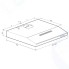 Кухонная вытяжка Krona Jessica slim 500 WHITE push button, белый
