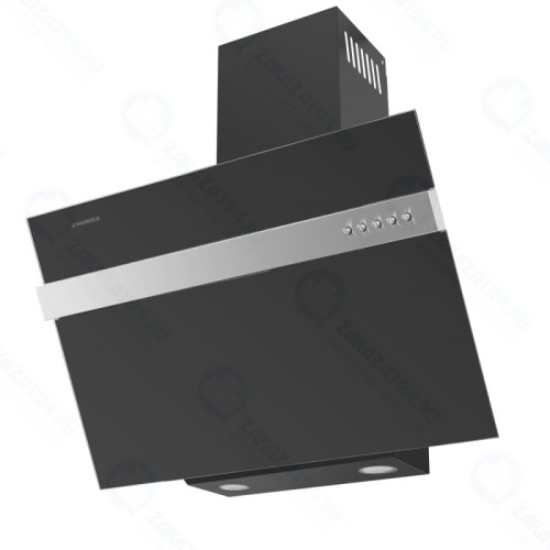 Кухонная вытяжка Maunfeld Bridge Line 60 черный/вставка сатин