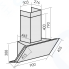 Кухонная вытяжка MBS ABELIA 190 GLASS BLACK