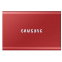 Внешний SSD диск Samsung 1.8" T7 Touch 1.0 Tb USB 3.2 Red MU-PC1T0R/WW