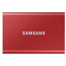 Внешний SSD диск Samsung 1.8" T7 Touch 1.0 Tb USB 3.2 Red MU-PC1T0R/WW