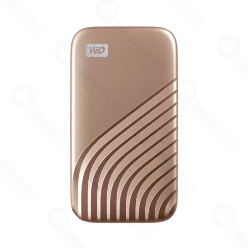 Внешний жесткий диск SSD WESTERN DIGITAL WD My Passport 2.0 ТB USB 3.2 Gen 2 Type-C Gold (WDBAGF0020BGD-WESN)