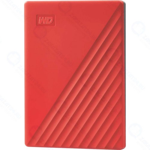 Внешний жесткий диск WESTERN DIGITAL 2.5' 2.0Tb USB 3.2 WD My Passport WDBYVG0020BRD-WESN Red